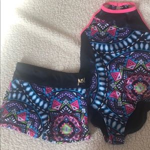 Justice Leo and justice shorts  size 7